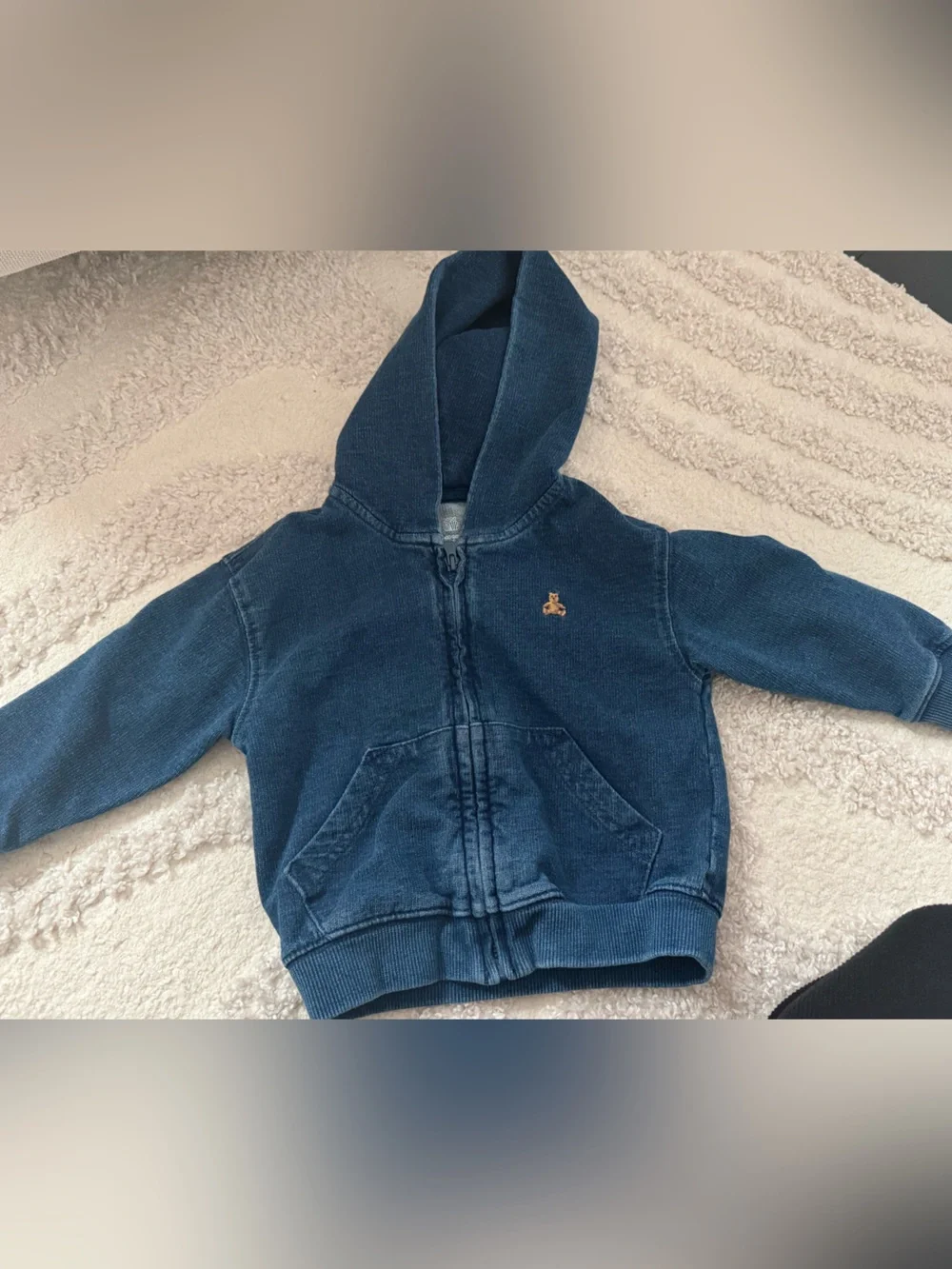 Kids' Blue Zip Hoodie Sweatshirt